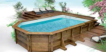 Piscines bois Vente & installation, vente et installation