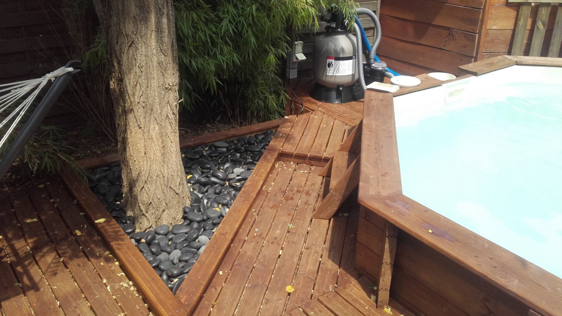 Entretien et rénovation terrasse et piscine bois à SAINT-JEAN-D'ARDIÈRES (69)