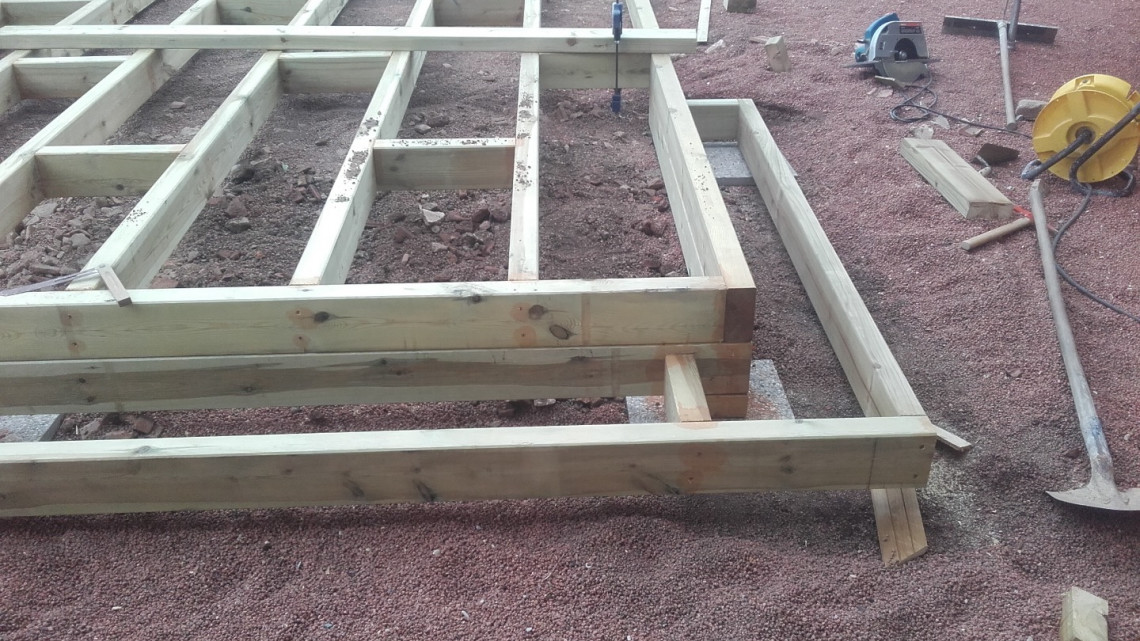 Création terrasse bois à COGNY