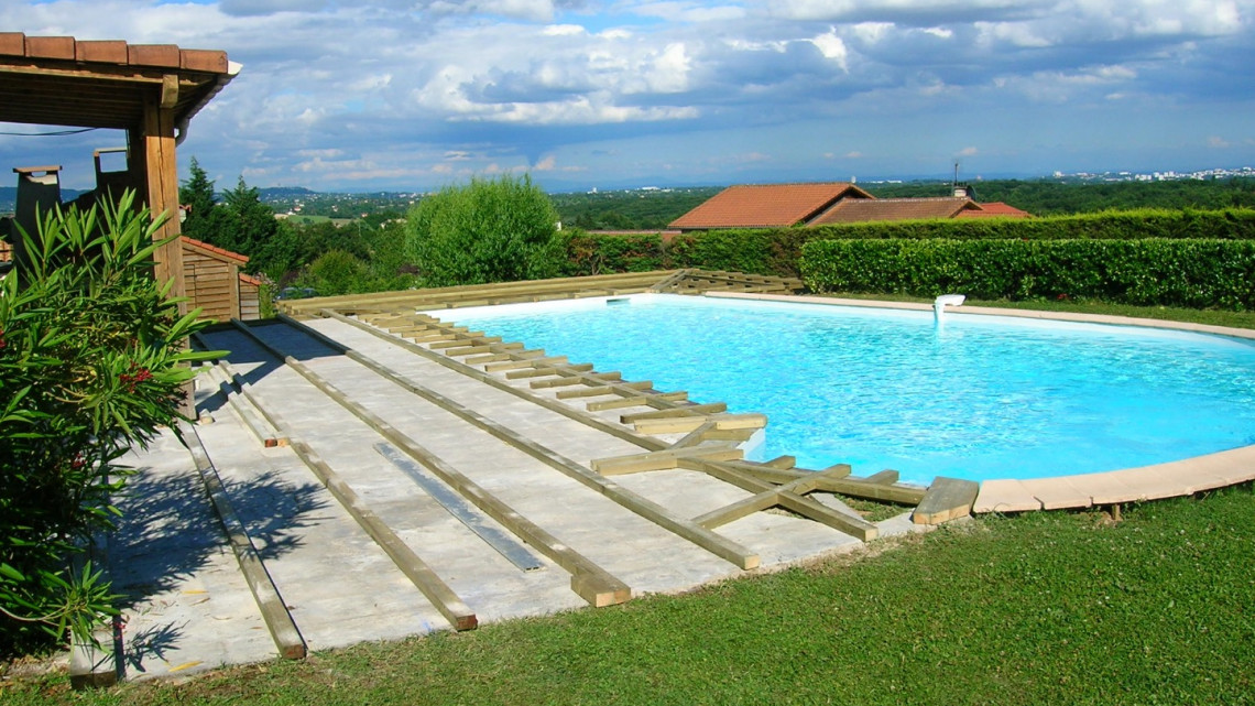 Conception et réalisation Terrasse bois à LENTILLY (69)