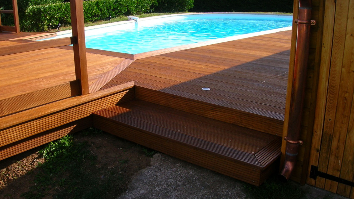 Conception et réalisation Terrasse bois à LENTILLY (69)