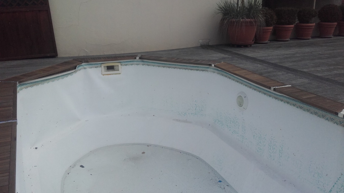 Remplacement liner piscine à OULLINS