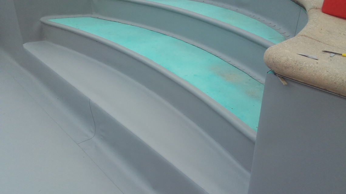 Rénovation piscine en béton à  MARCILLY-D'AZERGUES