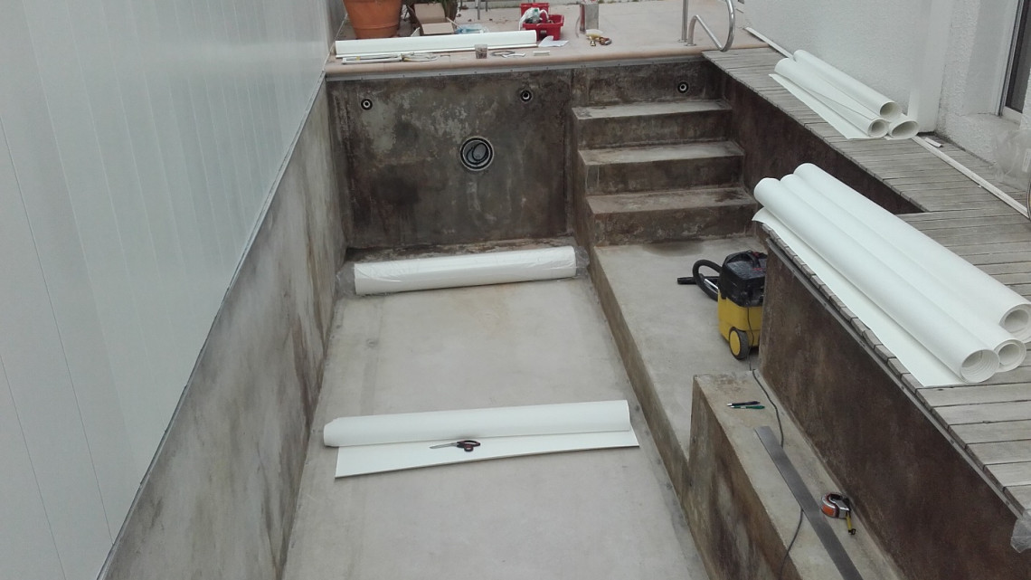 Rénovation bassin intérieur à ANSE