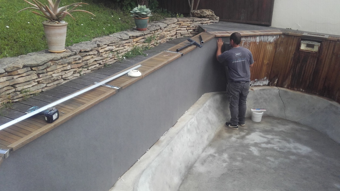 Remplacement liner piscine à OULLINS