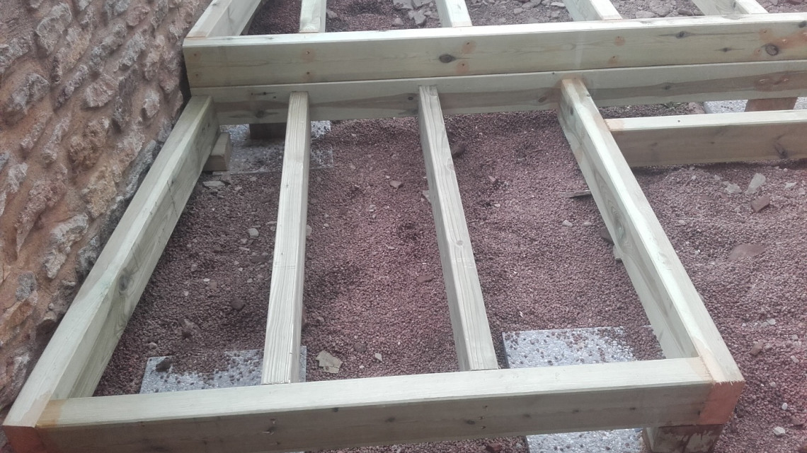 Création terrasse bois à COGNY