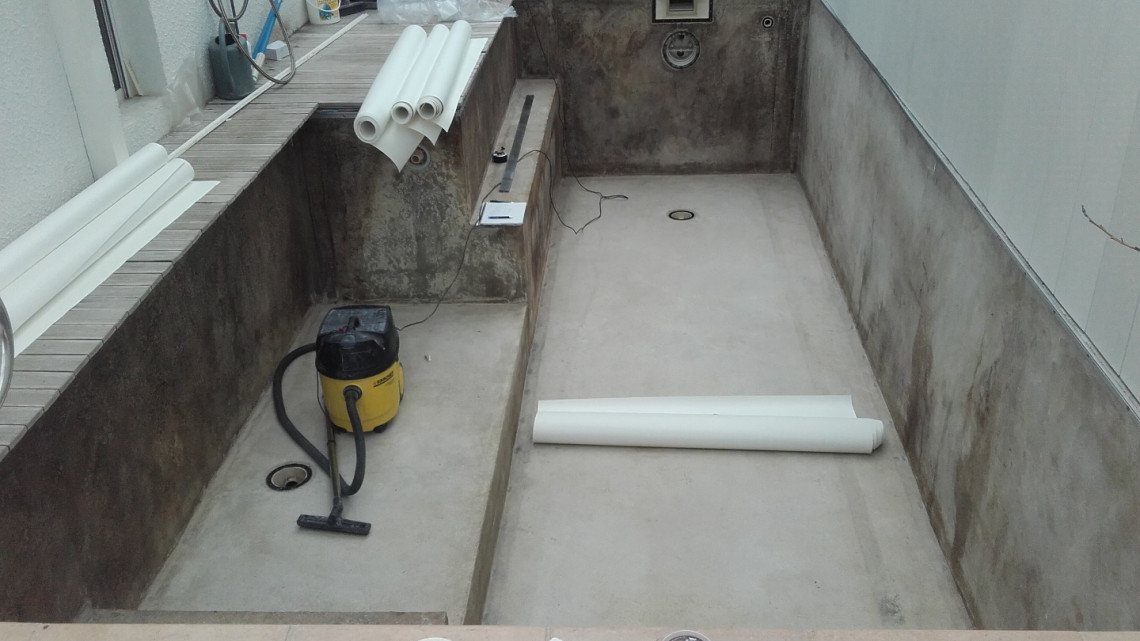 Rénovation bassin intérieur à ANSE