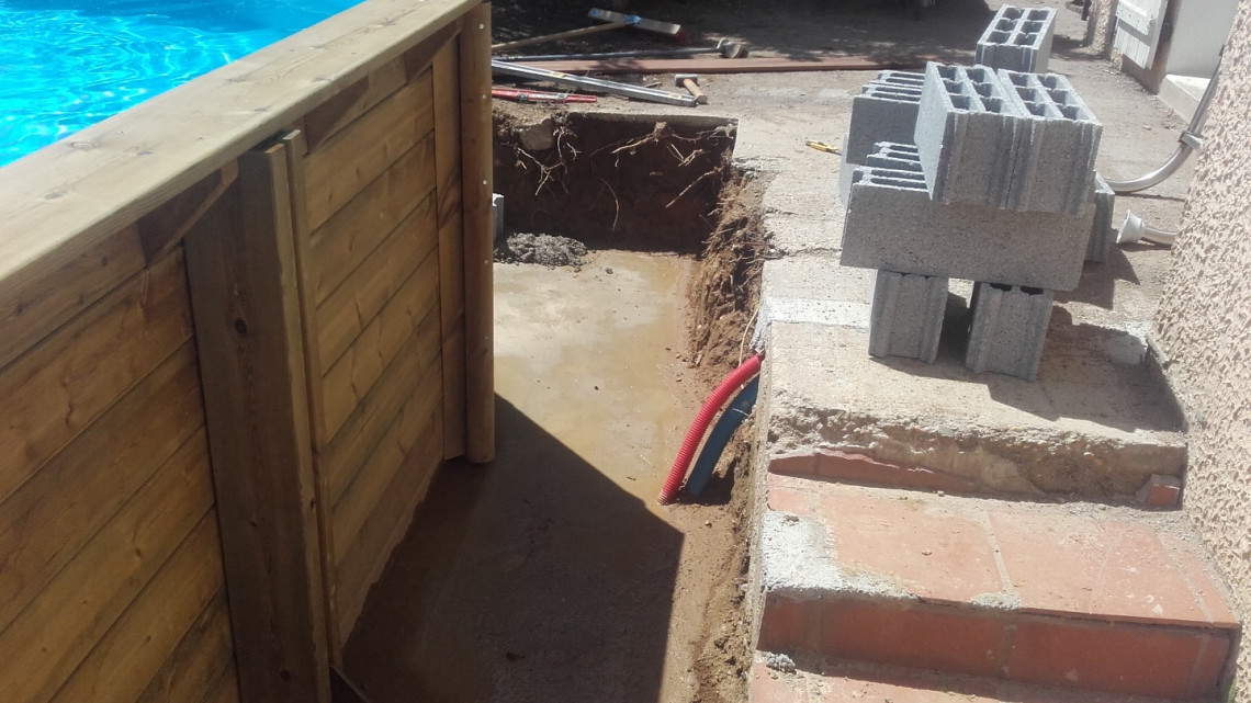 Création Terrasse bois à CHALEINS